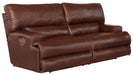 Catnapper - Wembley 2 Piece Power Lay Flat Reclining Sofa Set in Walnut - 64581-WAL-P-2SET - GreatFurnitureDeal