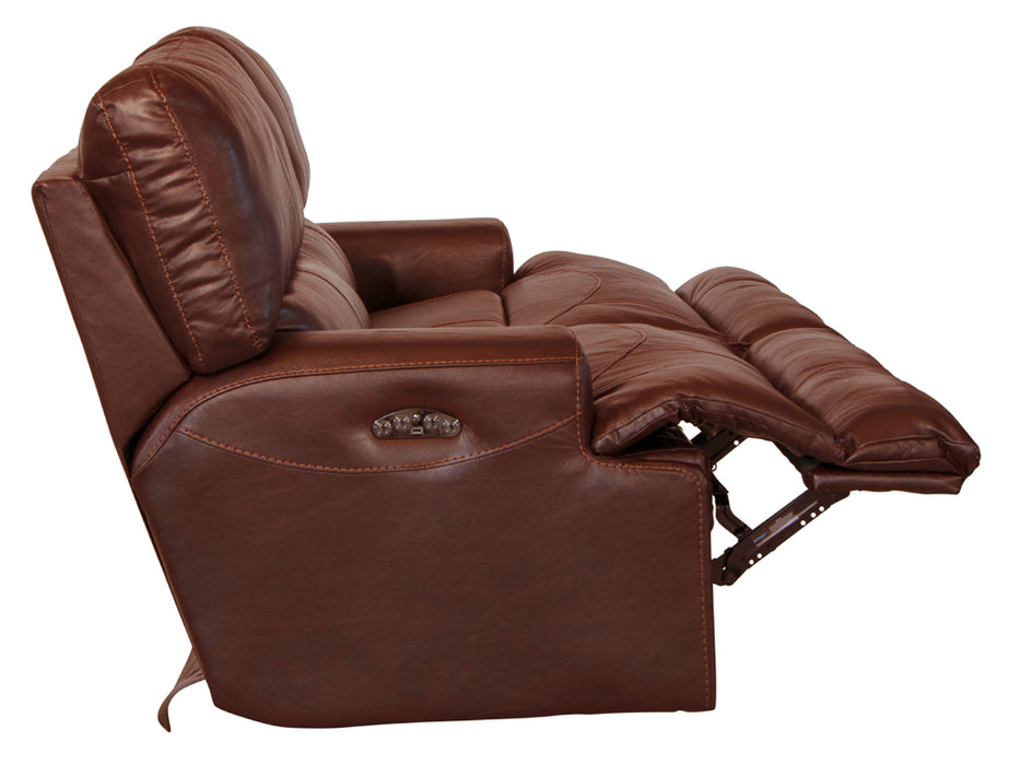 Catnapper - Wembley 3 Piece Lay Flat Reclining Living Room Set in Walnut - 4581-WAL-3SET