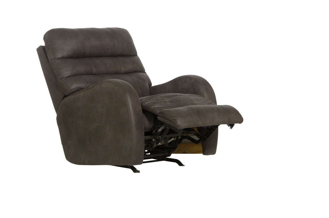 Catnapper - Gadson Power Rocker Recliner in Steel - 64585-2-STEEL - GreatFurnitureDeal