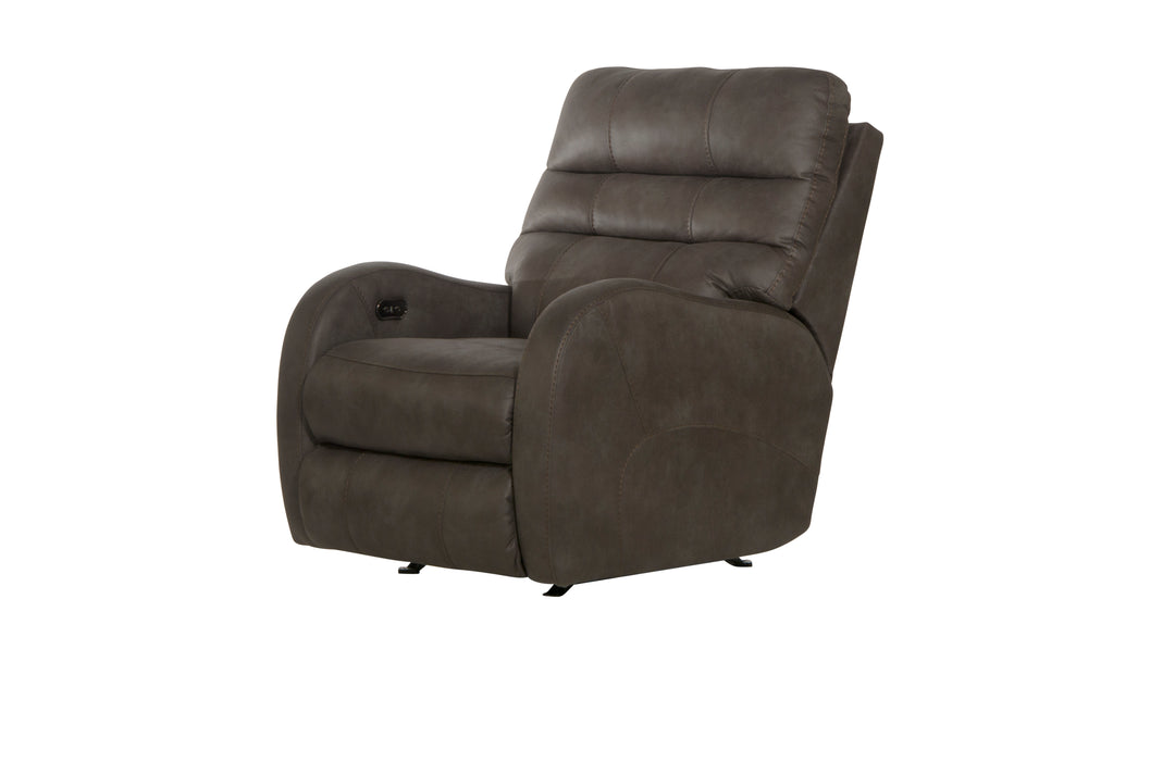 Catnapper - Gadson Power Rocker Recliner in Steel - 64585-2-STEEL - GreatFurnitureDeal
