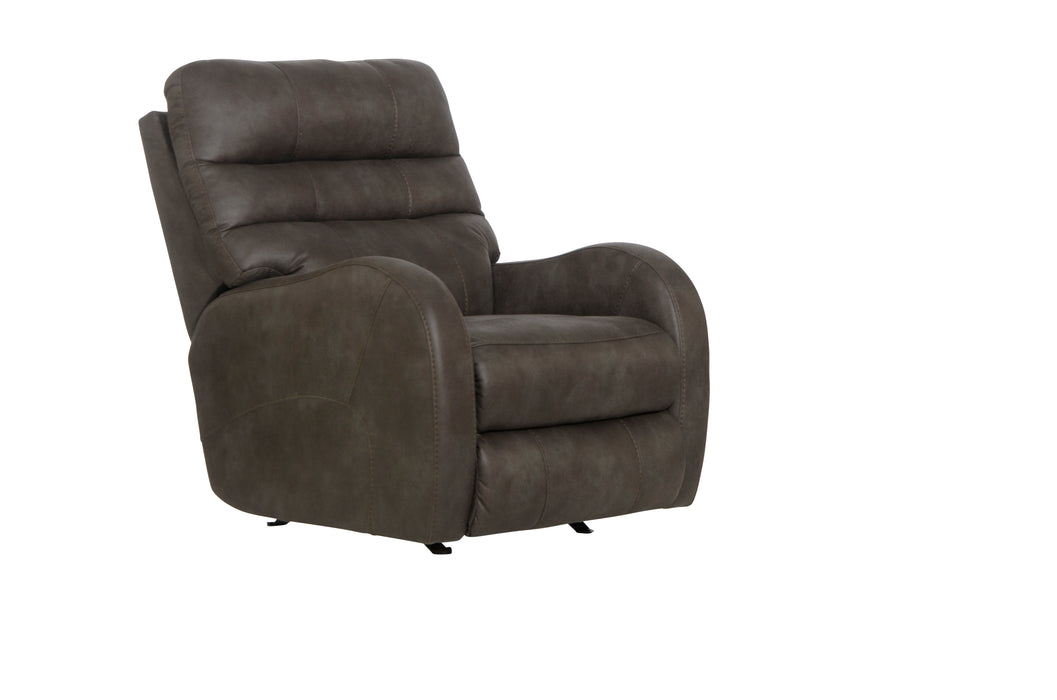 Catnapper - Gadson Power Rocker Recliner in Steel - 64585-2-STEEL - GreatFurnitureDeal