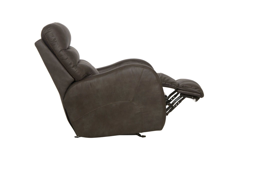 Catnapper - Gadson Power Rocker Recliner in Steel - 64585-2-STEEL - GreatFurnitureDeal