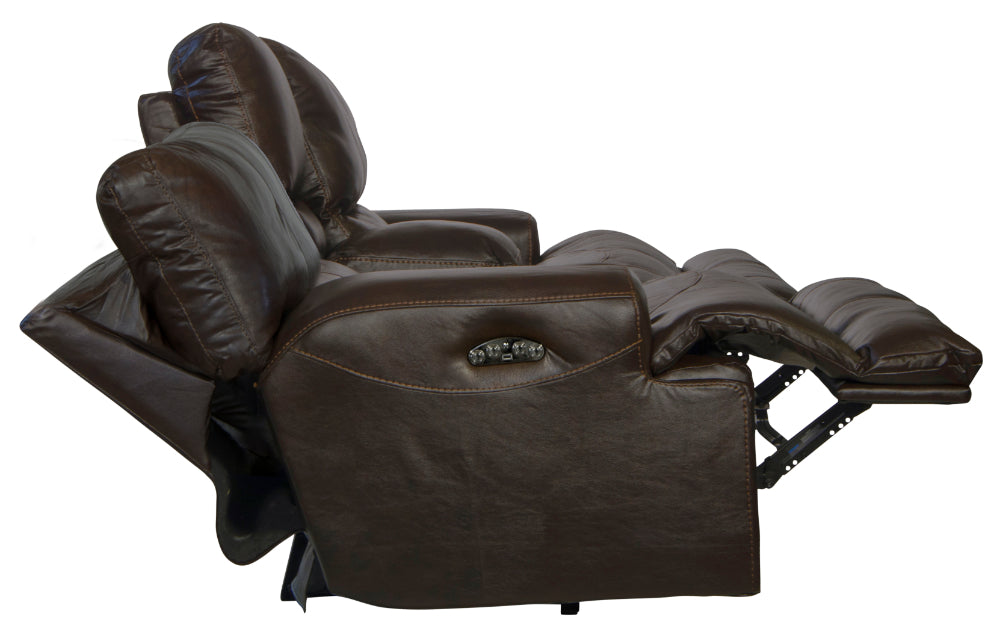 Catnapper - Wembley 3 Piece Lay Flat Reclining Living Room Set in Chocolate - 4581-CHO-3SET