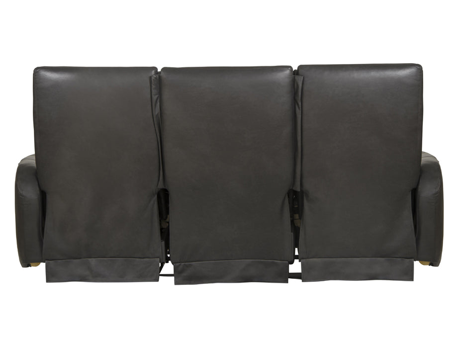 Catnapper - Bosa 2 Piece Power Reclining Sofa Set in Charcoal - 64591-592-CHARCOAL