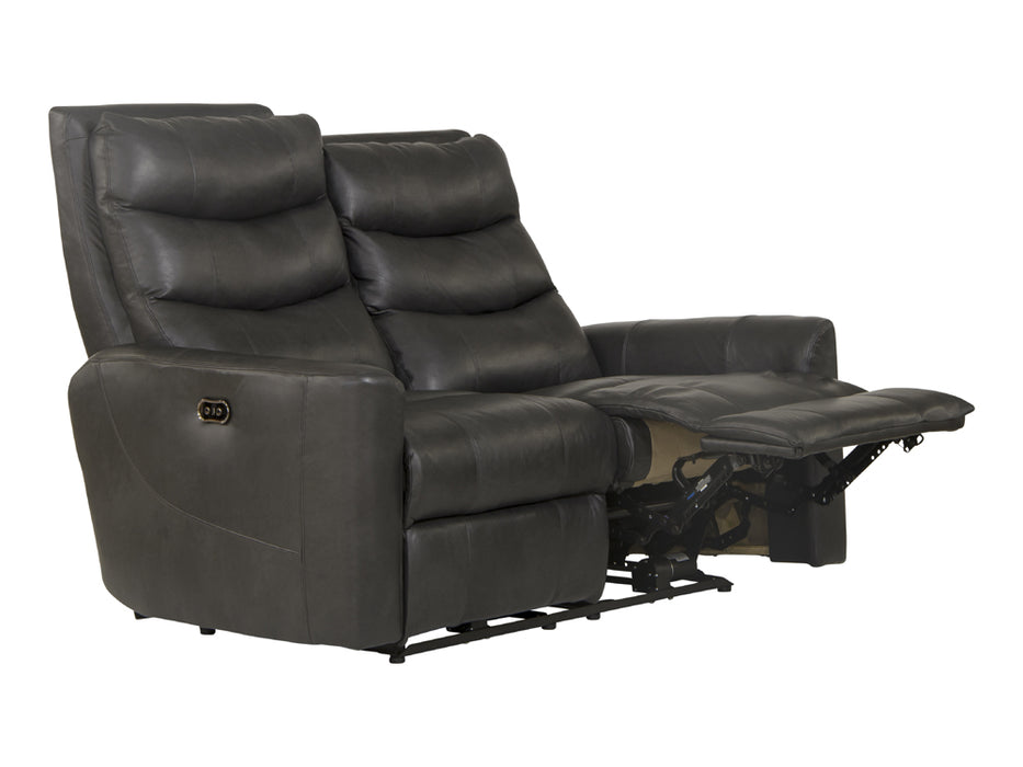 Catnapper - Bosa 3 Piece Power Reclining Living Room Set in Charcoal - 64591-592-590-CHARCOAL - GreatFurnitureDeal