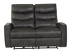 Catnapper - Bosa Power Reclining Loveseat in Charcoal - 64592-CHARCOAL - GreatFurnitureDeal