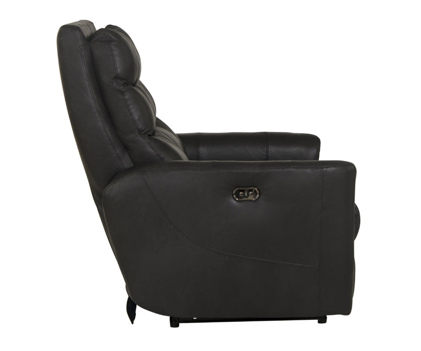 Catnapper - Bosa Power Reclining Loveseat in Charcoal - 64592-CHARCOAL - GreatFurnitureDeal