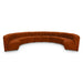Meridian Furniture - Limitless 177.5" Cognac Velvet Upholstered 10pc. Sectional - 645Cognac-10PC - GreatFurnitureDeal