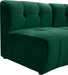 Meridian Furniture - Limitless 169.5" Green Velvet Upholstered 7pc. Sectional - 645Green-7PC - GreatFurnitureDeal