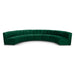 Meridian Furniture - Limitless 169.5" Green Velvet Upholstered 7pc. Sectional - 645Green-7PC - GreatFurnitureDeal