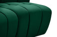 Meridian Furniture - Limitless 177.5" Green Velvet Upholstered 9pc. Sectional - 645Green-9PC - GreatFurnitureDeal