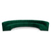 Meridian Furniture - Limitless 177.5" Green Velvet Upholstered 9pc. Sectional - 645Green-9PC - GreatFurnitureDeal