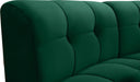 Meridian Furniture - Limitless 177.5" Green Velvet Upholstered 9pc. Sectional - 645Green-9PC - GreatFurnitureDeal