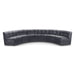 Meridian Furniture - Limitless 157.5" Grey Velvet Upholstered 6pc. Sectional - 645Grey-6PC - GreatFurnitureDeal