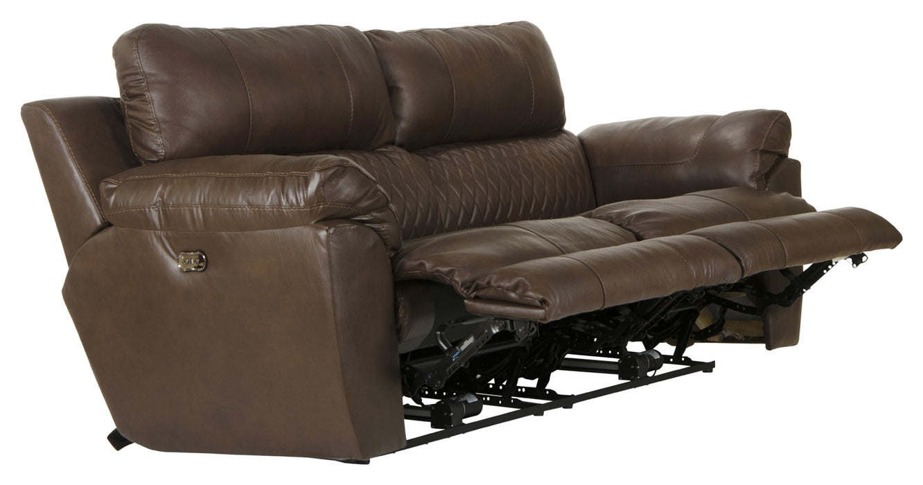 Catnapper - Sorrento Power Lay Flat Reclining Sofa in kola - 64721-KOLA-MTO - GreatFurnitureDeal