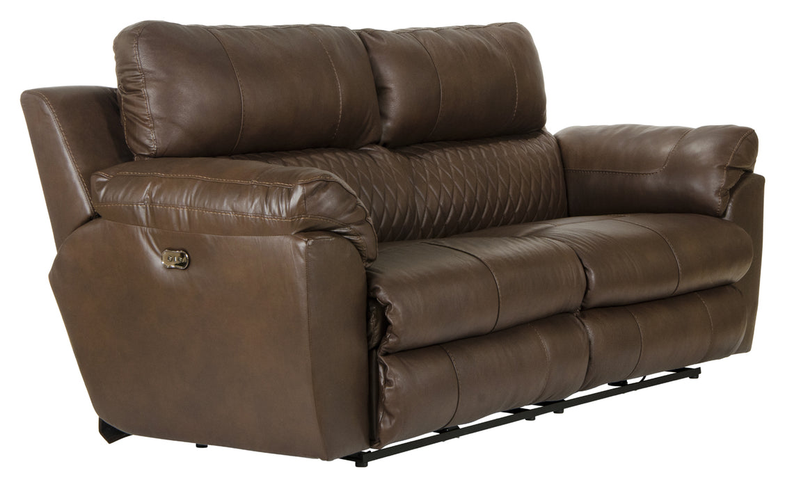 Catnapper - Sorrento Power Lay Flat Reclining Sofa in kola - 64721-KOLA-MTO - GreatFurnitureDeal