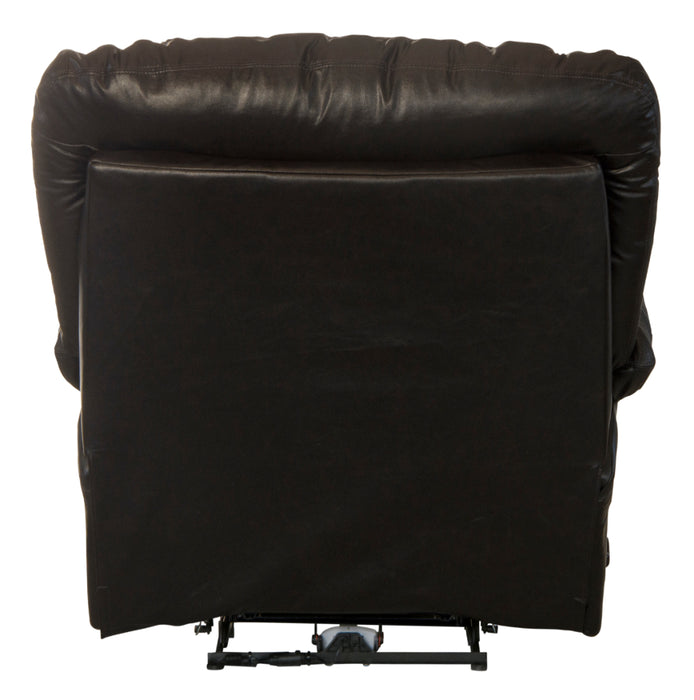 Catnapper - Victor Power Lay Flat Chaise Recliner in Chocolate - 64764-7Chocolate - GreatFurnitureDeal