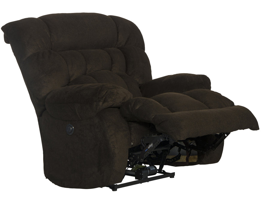 Catnapper - Daly Chaise Swivel Glider Recliner in Chocolate - 4765-5Chocolate