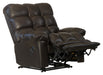 Catnapper - Piazza Top Grain Leather Touch Rocker Recliner with X-tra Comfort Footrest in Chocolate - 47762128309-MTO - GreatFurnitureDeal