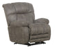Catnapper - Dawkins Power Lay Flat Recliner w/Oversized X-tra Comfort Footrest in Charcoal- 64793-7-CHA - GreatFurnitureDeal