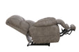 Catnapper - Dawkins Power Lay Flat Recliner w/Oversized X-tra Comfort Footrest in Charcoal- 64793-7-CHA - GreatFurnitureDeal