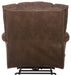 Catnapper - Dawkins Power Lay Flat Recliner w/Oversized X-tra Comfort Footrest in Chocolate - 64793-7-CHO - GreatFurnitureDeal