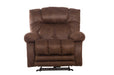 Catnapper - Dawkins Power Lay Flat Recliner w/Oversized X-tra Comfort Footrest in Chocolate - 64793-7-CHO - GreatFurnitureDeal