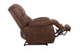 Catnapper - Dawkins Power Lay Flat Recliner w/Oversized X-tra Comfort Footrest in Chocolate - 64793-7-CHO - GreatFurnitureDeal