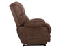 Catnapper - Dawkins Power Lay Flat Recliner w/Oversized X-tra Comfort Footrest in Chocolate - 64793-7-CHO - GreatFurnitureDeal