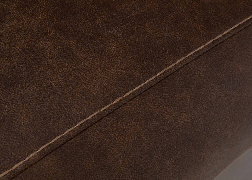 Franklin Furniture - 648 Brixton Manual Rocker Recliner in Holster Vintage Brown - 6548-BROWN - GreatFurnitureDeal