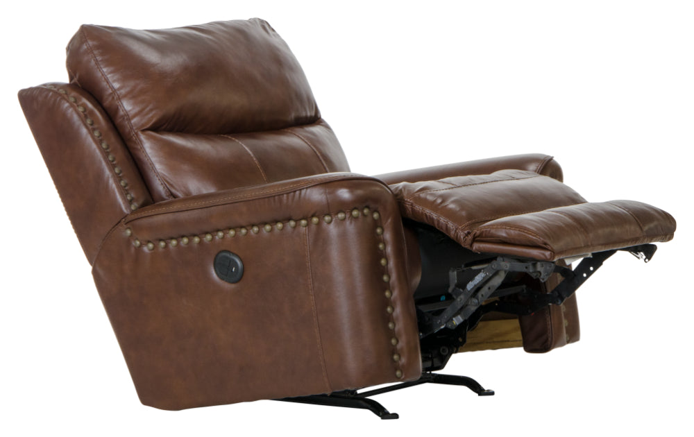 Catnapper - Ceretti Power Wall Hugger Recliner in Brown - 64880-4-BROWN - GreatFurnitureDeal