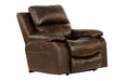 Catnapper - Positano Power Wall Hugger Recliner in Cocoa - 649904-COCOA - GreatFurnitureDeal
