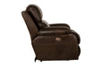 Catnapper - Positano Power Wall Hugger Recliner in Cocoa - 649904-COCOA - GreatFurnitureDeal