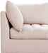 Meridian Furniture - Jacob 103" Pink Velvet Upholstered 3pc. Sofa - 649Pink-S103 - GreatFurnitureDeal