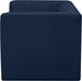 Meridian Furniture - Relax 68" Navy Velvet Upholstered 2pc. Loveseat - 650Navy-S68 - GreatFurnitureDeal