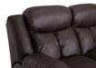 Franklin Furniture - 653 Warner Reclining Console Loveseat in Duvall Coffee - 65334-COFFEE - GreatFurnitureDeal