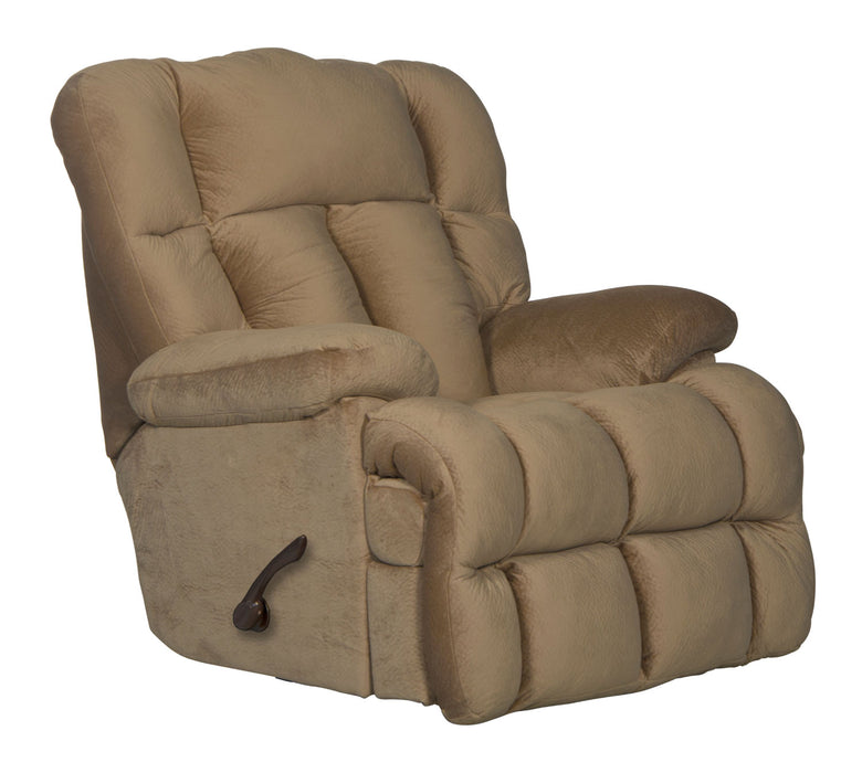 Catnapper - Cloud 12 Power Lay Flat Chaise Recliner in Camel - 6541-7-CAMEL