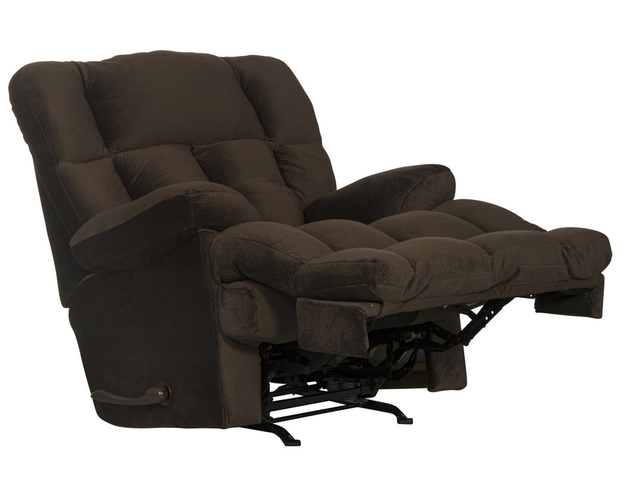 Catnapper - Cloud 12 Power Lay Flat Chaise Recliner in Chocolate - 6541-7-CHOCOLATE - GreatFurnitureDeal
