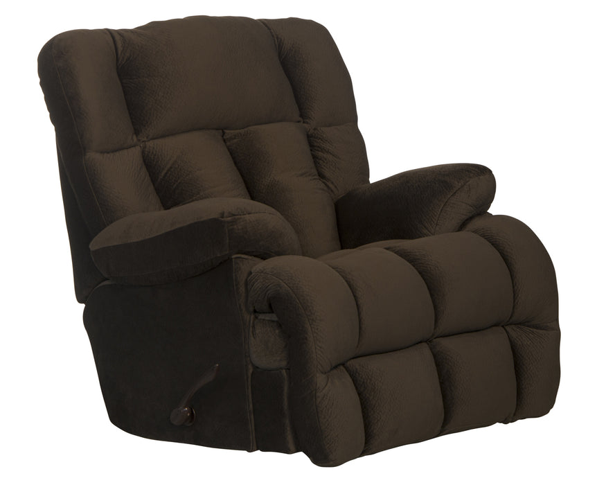 Catnapper - Cloud 12 Power Lay Flat Chaise Recliner in Chocolate - 6541-7-CHOCOLATE