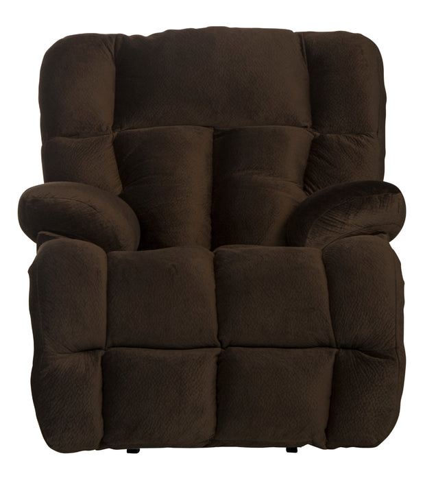 Catnapper - Cloud 12 Power Lay Flat Chaise Recliner in Chocolate - 6541-7-CHOCOLATE - GreatFurnitureDeal