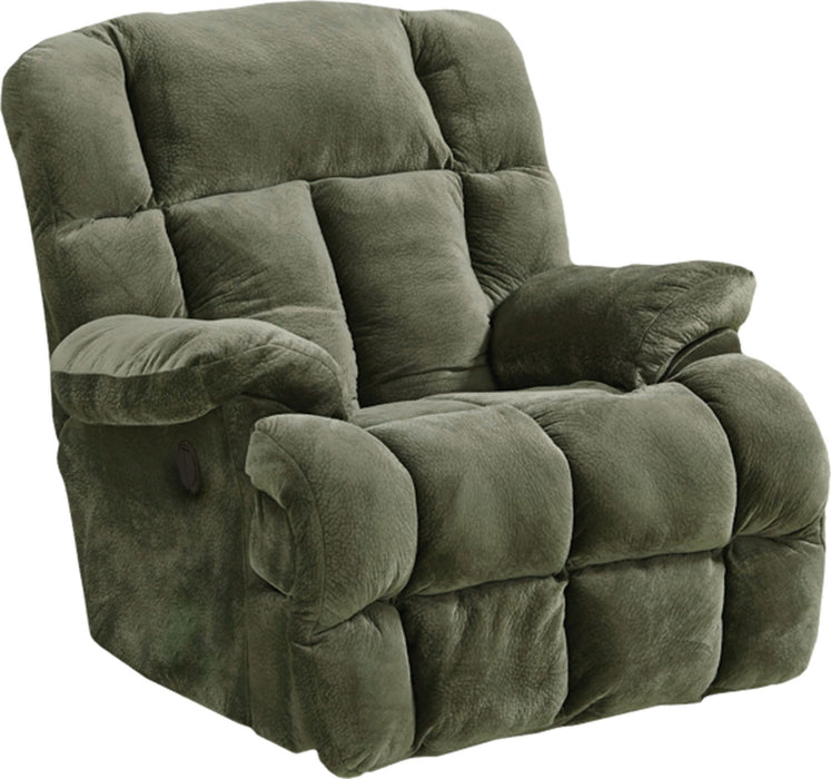 Catnapper - Cloud 12 Chaise Rocker Recliner in Sage - 6541-2-SAGE - GreatFurnitureDeal