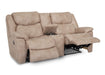 Franklin Furniture - Trooper Reclining Console Loveseat in Portobello - 65434-PORT - GreatFurnitureDeal