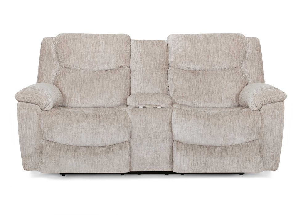 Franklin Furniture - Trooper Dual Power Reclining Loveseat w/Integrated USB Port in Cliff Sand - 65434-83-SAND - GreatFurnitureDeal