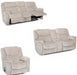 Franklin Furniture - Trooper 3 Piece Reclining Living Room Set in Cliff Sand - 65442-34-54-SAND