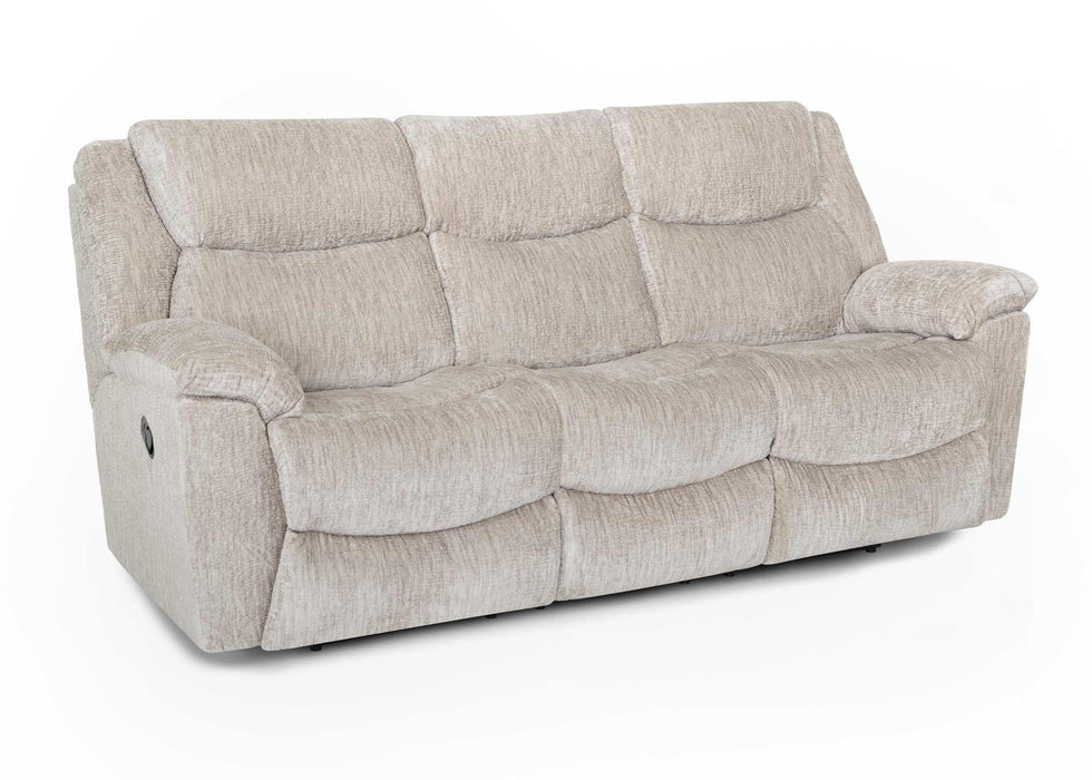 Franklin Furniture - Trooper Dual Power Reclining Sofa w/ Integrated USB Port in Cliff Sand - 65442-83-SAND