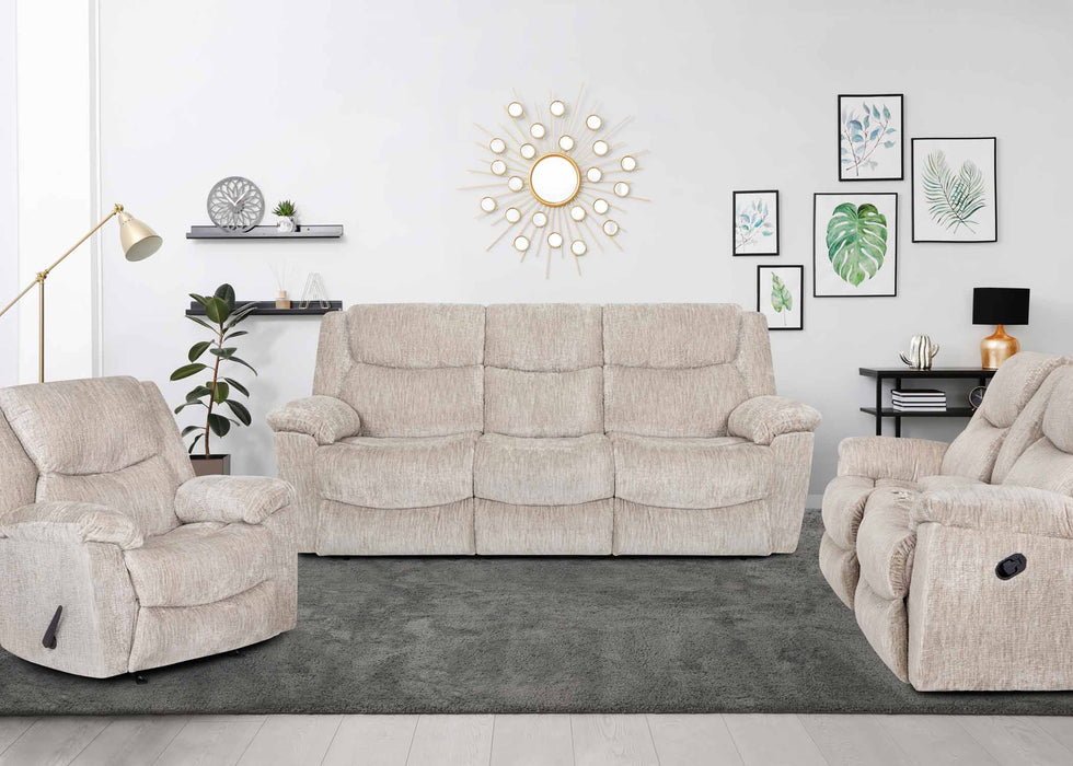 Franklin Furniture - Trooper 2 Piece Reclining Sofa Set in Cliff Sand - 65442-34-SAND
