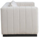 Meridian Furniture - Lucia 67" Beige Linen Textured Fabric Upholstered Loveseat - 655Beige-L - GreatFurnitureDeal