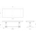 Bramble - Trestle Dining Table 96'' w/o Grooves - BR-65924 - GreatFurnitureDeal