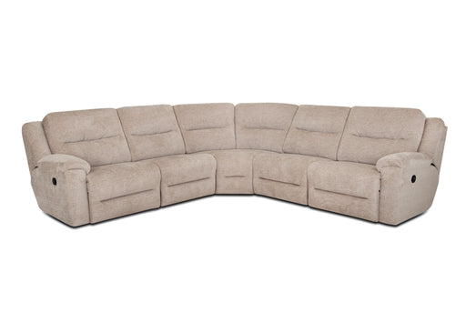 Franklin Furniture - 659 Davenport 5 Piece Power Sectional Sofa w/Integrated USB Port in Rollins Camel - 65901-82-65907-65999-65903-65902-82 - GreatFurnitureDeal