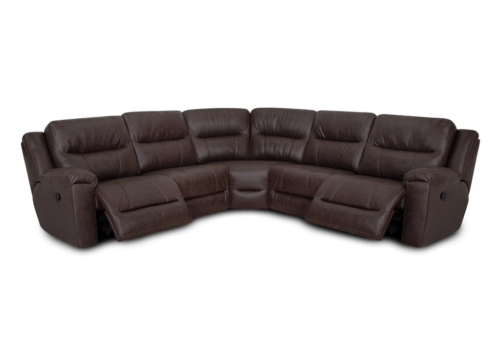 Franklin Furniture - 659 Davenport 5 Piece Sectional Sofa in Duvall Coffee - 65901-65907-65999-65903-65902 - GreatFurnitureDeal